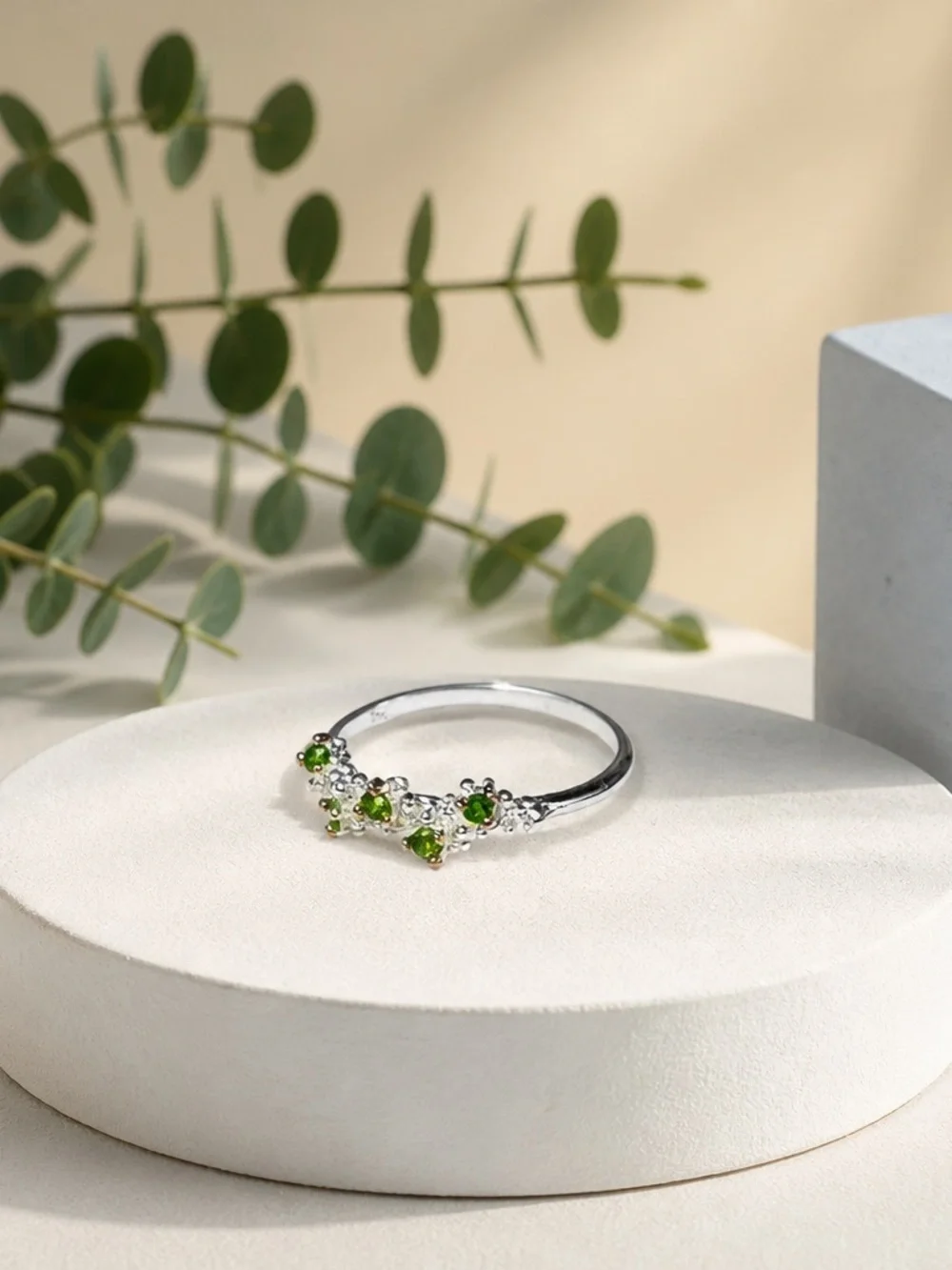 NEW! Chrome Diopside Ring
